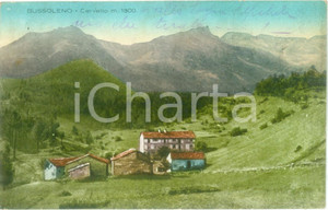 Cartolina originale da collezione 1923 BUSSOLENO TO Veduta panoramica di Pian CERVETTO Cartolina FP VG 1