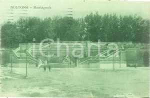 Cartolina originale da collezione 1923 BOLOGNA Veduta del giardino della MONTAGNOLA Cartolina FP VG 1