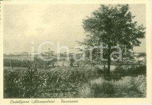 Cartolina originale da collezione 1962 PREDOSA AL Panorama di CASTELFERRO dai campi Cartolina postale FG VG 1