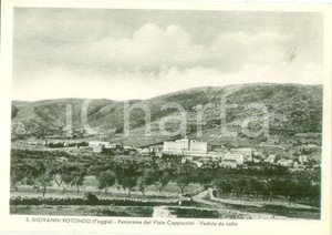 Cartolina originale da collezione 1956 SAN GIOVANNI ROTONDO FG Panorama del Viale Cappuccini Cartolina FG NV 1