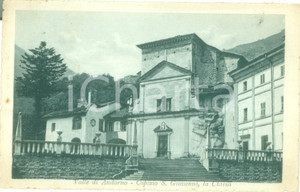 Cartolina originale da collezione 1930 ca VALLE CERVO BI Santuario di San Giovanni D ANDORNO Cartolina FP VG 1