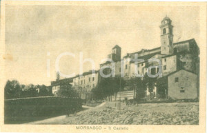 Cartolina originale da collezione 1934 MORSASCO AL Veduta del Castello Cartolina FP VG 1