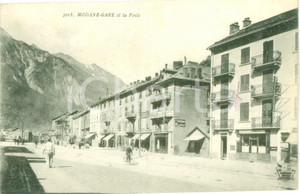Cartolina originale da collezione 1919 MODANE FRANCE Veduta del paese Cartolina postale FP VG 1