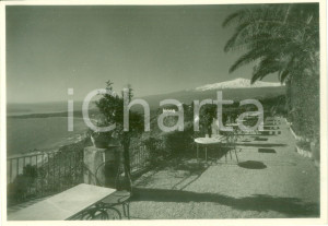 Cartolina originale da collezione 1965 ca TAORMINA ME Giardino sul mare del SAN DOMENICO PALACE HOTEL Cartolina 1