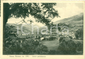 Cartolina originale da collezione 1939 CESANA TORINESE Scorcio panoramico dal colle Cartolina FG VG 1
