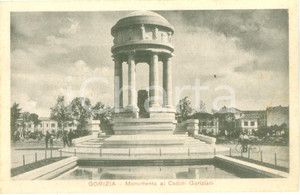 Cartolina originale da collezione 1929 GORIZIA Monumento ai Caduti Goriziani Cartolina postale FP NV 1