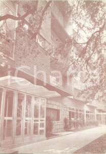 Cartolina originale da collezione 1969 GENOVA Liceo Scientifico Statale CASSINI Parco SERRA Cartolina FG VG 1