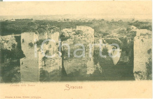 Cartolina originale da collezione 1900 ca SIRACUSA Veduta della Latomia della VENERE Cartolina FP NV 1