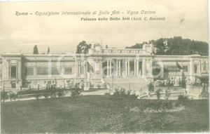 Cartolina originale da collezione 1911 ROMA Esposizione Belle Arti VIGNA CARTONI Palazzo Belle Arti Cartolina 1