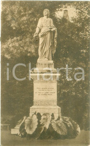 Cartolina originale da collezione 1927 MANTOVA Monumento a VIRGILIO Marchesi CAVRIANI Cartolina FP VG 1