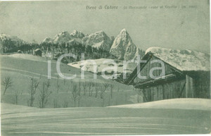 Cartolina originale da collezione 1916 PIEVE DI CADORE BL Le MARMAROLE care al VECELLIO Cartolina FP VG 1