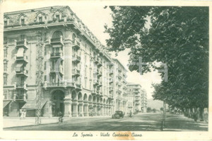 Cartolina originale da collezione 1943 LA SPEZIA Automobile in Viale Costanzo CIANO Cartolina FP VG 1