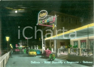 Cartolina originale da collezione 1968 BELLARIA IGEA MARINA RN Traffico all Hotel PICCADILLY Cartolina FG VG 1