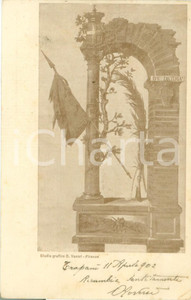 Cartolina originale da collezione 1902 13Â° REGGIMENTO FANTERIA Cartolina postale reggimentale FP VG 1