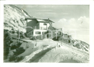 Cartolina originale da collezione 1957 LECCO Hotel PEGUENO ai Piani di BOBBIO Cartolina postale FG VG 1