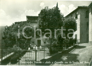 Cartolina originale da collezione 1960 ca CASTELVECCHIO PASCOLI LU Asillo e cappella Cartolina FG NV 1