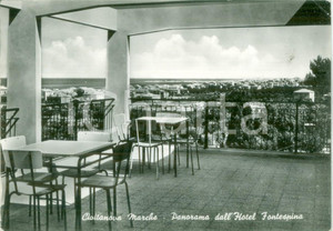 Cartolina originale da collezione 1959 CIVITANOVA MARCHE MC Panorama dall Hotel FONTESPINA Cartolina postale FG 1