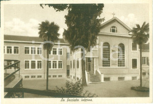 Cartolina originale da collezione 1945 ca ARONA NO Facciata interna Istituto Suore Marcelline Cartolina FG NV 1