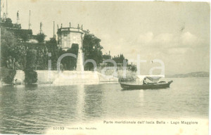 Cartolina originale da collezione 1935 ca ISOLA BELLA VB Batell sul Lago Maggiore Cartolina FP NV 1