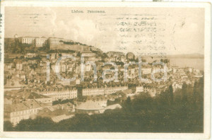 Cartolina originale da collezione 1970 LISBONA PORTOGALLO Panorama generale della cittÃ  Cartolina FP VG 1