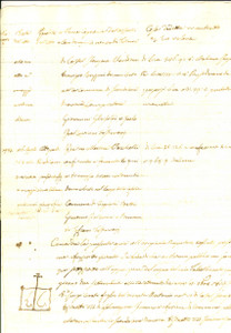 Documento originale, autentico Agosto 1819 CASTELPONZONE CR Repertorio atti del notaio Luigi CERATI 1