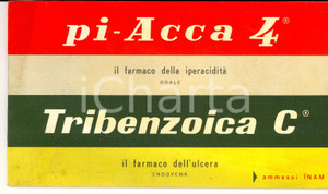 Materiale pubblicitario d’epoca 1950 ca MILANO Farmaceutici DOMPE  Ricettario medico TRIBENZOICA C + PIACCA 4 1