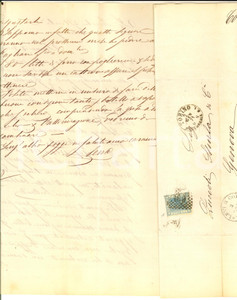 Documento originale, autentico 1871 TORINO Ditta LEVI & Co. a ZUCCOLI STURLA & Co su ordine porte e finestre 1