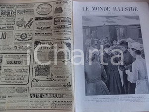 1902 LE MONDE ILLUSTRÉ Voyage de Marie-Christine d'Espagne *Sovracoperta n° 2367
