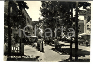 Cartolina originale da collezione 1965 BELLARIA IGEA MARINA RN Veduta di viale ENNIO Cartolina ANIMATA FG VG 1