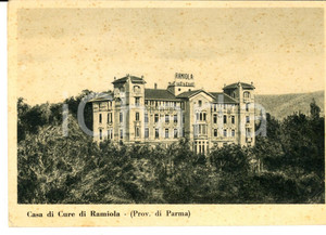 Cartolina originale da collezione 1950 ca Casa di Cure di RAMIOLA PR Veduta generale Cartolina postale FG VG 1
