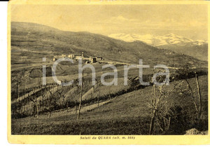 Cartolina originale da collezione 1952 QUARA/ TOANO RE Veduta panoramica Cartolina postale FG 1