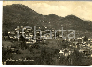 Cartolina originale da collezione 1955 RUBIANA TO Panorama del paese Cartolina postale FG VG 1