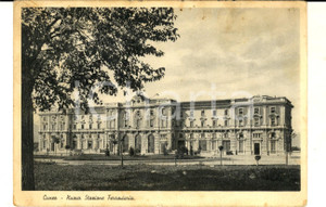 Cartolina originale da collezione 1938 CUNEO Nuova Stazione Ferroviaria Cartolina postale FG VG 1