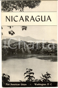 Materiale pubblicitario d’epoca 1944 PAN AMERICAN UNION Opuscolo NICARAGUA  ILLUSTRATO 31 pp. VINTAGE 1