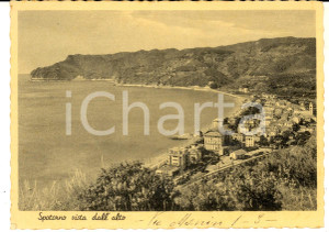 Cartolina originale da collezione 1940 SPOTORNO SV Panorama visto dall alto Cartolina postale FG VG 1