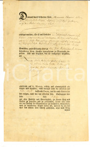 Documento originale, autentico 1794 BREMA D Contratto manoscritto pro Heinrich ELMERS 20x33 cm 4 pp. 1