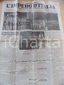Giornale, rivista storica 1930 L IMPERO D ITALIA Avanguardisti al Milite Ignoto Giornale anno I nÂ° 105 1