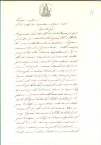 Documento originale, autentico 1896 GIARRATANA RG Quietanza di Marianna STELLA per legato ereditario 1