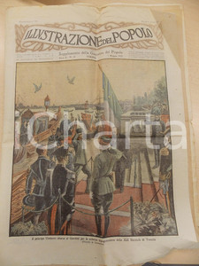 Giornale, rivista storica 1922 ILLUSTRAZIONE DEL POPOLO Visita del Re a GENOVA Rivista anno II nÂ° 19 1