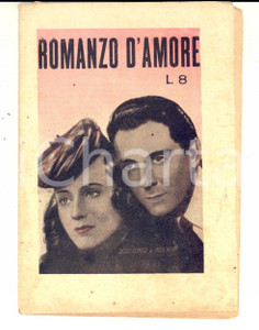 Libro, pubblicazione d epoca 1940 ca George JACOBY Dietro il sipario Cineromanzo ed. TAURINIA TORINO 18 pp. 1