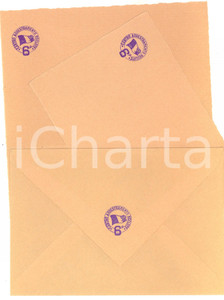 Manoscritto, lettera originale 1960 ca PESARO 6Â° CENTRO ADDESTRAMENTO RECLUTE Carta e busta intestate 1