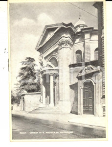 Materiale pubblicitario d’epoca 1950 ca ROMA Chiesa di SANT ANDREA AL QUIRINALE Opuscolo ILLUSTRATO 1