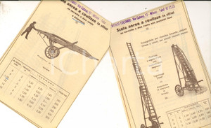 Materiale pubblicitario d’epoca 1950 ca MILANO Ditta Attilio COLOMBO Scale a mano e aeree Catalogo ILLUSTRATO 1