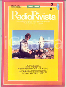 Giornale, rivista storica 1987 RADIORIVISTA Puntamento antenne  Transverter 23 cm Rivista radioamatori 1