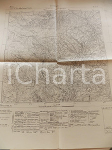Mappa, planimetria storica 1924 Istituto Geografico Militare CARTA D ITALIA  CHIUSA Foglio 11 Mappa 60x50 1