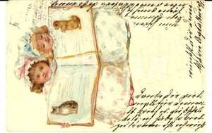 Autografo originale 1899 GMUNDEN AU Cartolina a Leontina GIACOBAZZI VISTARINO dalla parente Marina 1