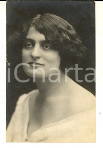 Fotografia d epoca originale 1915 MILANO Ritratto di una cantante di operetta Foto cav. ERMINI AUTOGRAFO 1