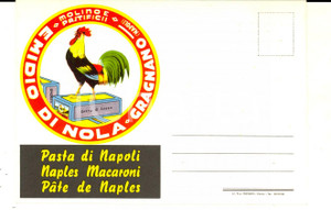 Cartolina originale da collezione 1960 ca GRAGNANO NA Emidio DI NOLA Molino e pastifici Cartolina pubblicitaria 1