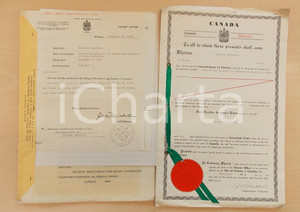 Documento originale, autentico 1957 CANADA Brevetto invenzione Osvaldo BALESTRA per forno antiossidazione 1