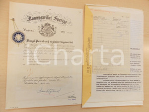 Documento originale, autentico 1960 SVEZIA Brevetto invenzione Osvaldo BALESTRA per forno antiossidazione 1